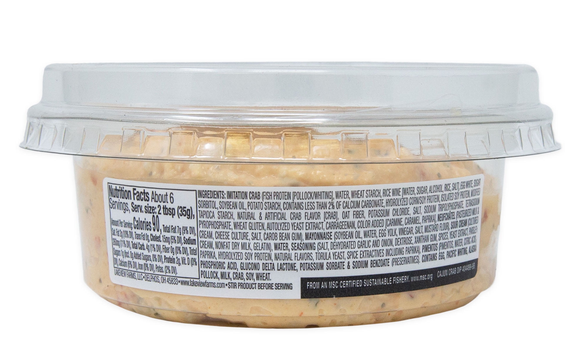 Salads Of The Sea Cajun Crab Dip 7 Oz Walmart Com Walmart Com