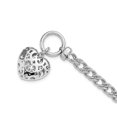 thumbnail image 2 of Sterling Silver Toggle Heart Basket Charm Bracelet, 2 of 3