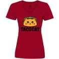 thumbnail image 3 of Inktastic Tacocat Cindo De Mayo Women's V-Neck T-Shirt, 3 of 5