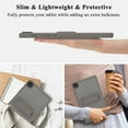 thumbnail image 4 of Dteck Case for Samsung Galaxy Tab A7 Lite 8.7-inch T220 T225, Slim Lightweight Shell TPU Bumper + PC Translucent Matte Anti-Scratch Back Cover with Kickstand, Gray, 4 of 8