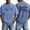 Blue, variant on Mens Christian Graphic T Shirts - 'Walking By Faith Tripping Constantly' Vintage Acid Wash Tshirt Oversized Faith Quote Religious Casual Tops for Streetwear Summer Vacation