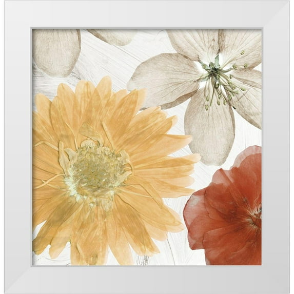 Sommers, Mindy 12x12 White Modern Wood Framed Museum Art Print Titled - Cottage Refrain II