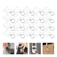 thumbnail image 3 of 20pcs Blank Key Chain Acrylic Key Chain Photo Frame Scenic Area Souvenir, 3 of 8