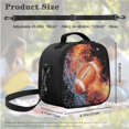 thumbnail image 5 of Jeiento Rugby Backpack for Boys 8-10 10-12 12-14 Elementary School Bag Set with Lunch Box Pencil Case Abstract Fire Middle Middle School Back Packs Bookbag for Kids Daypack Satchel, 5 of 7