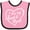 Pink and Black, variant on Inktastic I Love My Aunt and Uncle in White Chalk Heart Boys or Girls Baby Bib