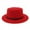 Red, variant on GZWYHT Baseball Caps,Trucker Hats Unisex Wide Brim Wool Belt Felt Flat Top Fedora Hat Party Church Trilby Hats Cap Fascinators Hats,Running Hat Red