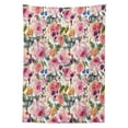 thumbnail image 3 of Ambesonne Flowers Tablecloth Rectangular Table Cover, Shabby Plant Rose Floral, 60"x90", Multicolor, 3 of 4