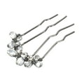 thumbnail image 1 of Peines Decorativos Unique Bargains Peine de Mariposa con Piedras de Strass Accesorio de Peinado Lateral de Novia para un Estilo Elegante Negro Gris, 1 of 7