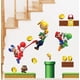 thumbnail image 2 of 2-Pack for Nintendo New Super Mario Bros Build a Scene Peel and Stick Wall Decor Bedroom Sticker, 2 of 5