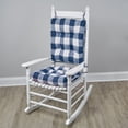 thumbnail image 2 of Klear Vu Solarium Jurby Indoor/Outdoor Rocking Chair Pad Seat and Seatback Cushion Set, 2 of 4