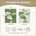 thumbnail image 3 of SIXHOME Outdoor Rug 8'x10' Waterproof Reversible Patio Rug Boho Geometric Indoor Outdoor Rugs Lightweight Plastic Straw Ourdoor Carpet for RV Camping Deck Balcony Modern Porch Decor Green, 3 of 7
