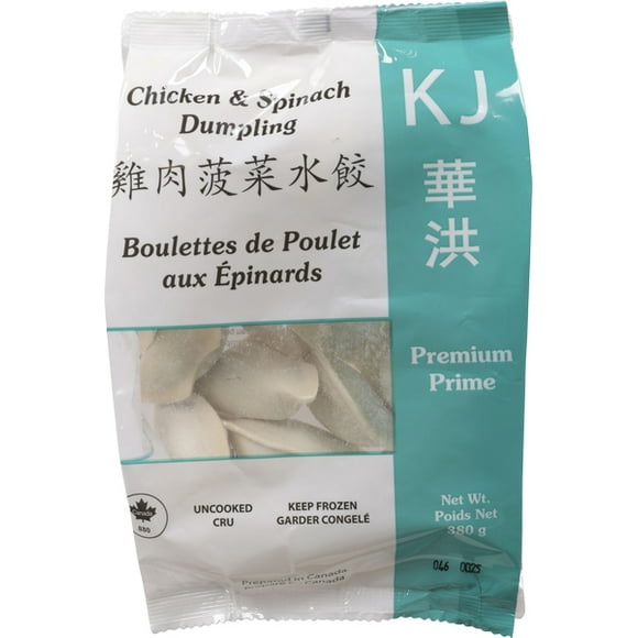 KJ Chicken & Spinach Dumpling, 380 g / pack