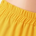 thumbnail image 6 of Sngxgn Womens Skirts Elastic Waist A-Line Pleated Long Skirts(Yellow,XL), 6 of 6
