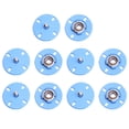 thumbnail image 1 of 10pcs Alloy Button Metal Hands Sew Buttons Coat Buckle Flat Buttons for Clothes (Sky-blue), 1 of 6
