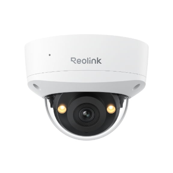 Reolink 4K PoE Security Camera 125° Wide Angle Color Night Vision with Spotlight IK10 Vandal Proof Smart Person Vehicle Detection RLC-840A