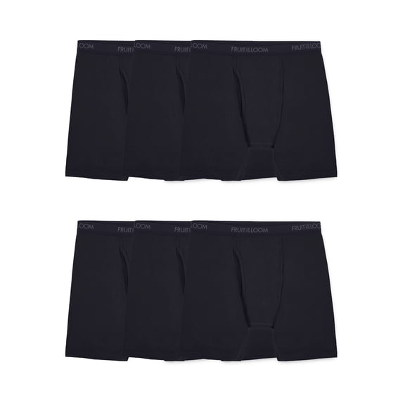 Fruit of the Loom Big Men's Cotton Stretch Boxer Briefs, 6-Pack