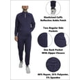 thumbnail image 3 of Men's Moisture Wicking Stretch Performance Basic Top & Bottom 2-Piece Dry Fit Active Set (Sizes, S-2XL), 3 of 5