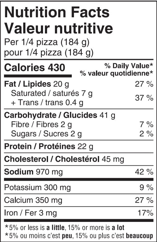 Rustica Pizza Croute Farcie Deluxe 735 G Frozen RUSTICA PIZZA COTE FARCIE DELUXE