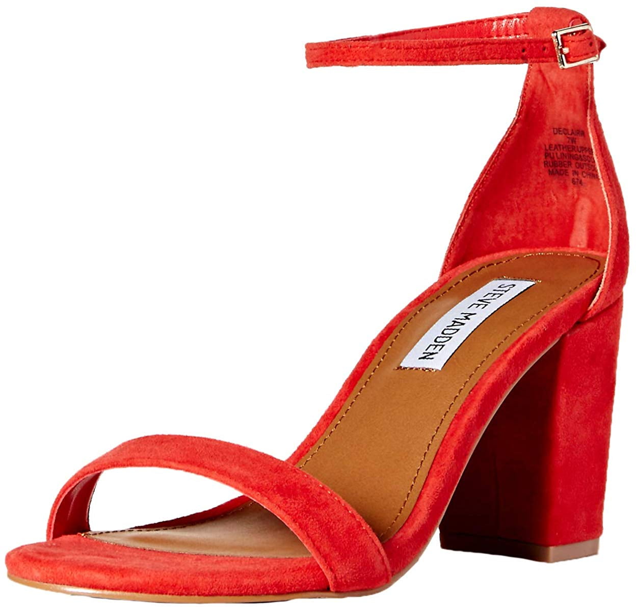 steve madden red suede heels