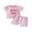 Pink, variant on Toddler Baby Girl Boy Summer Clothes 2 Pieces Outfits Short Sleeve In My Toddler Era Letter Print T Shirt Tops Pockets Shorts Sets