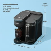 Keurig K-Brew + صانع قهوة K-Cup بارد مثلج أو ساخن ذو خدمة واحدة