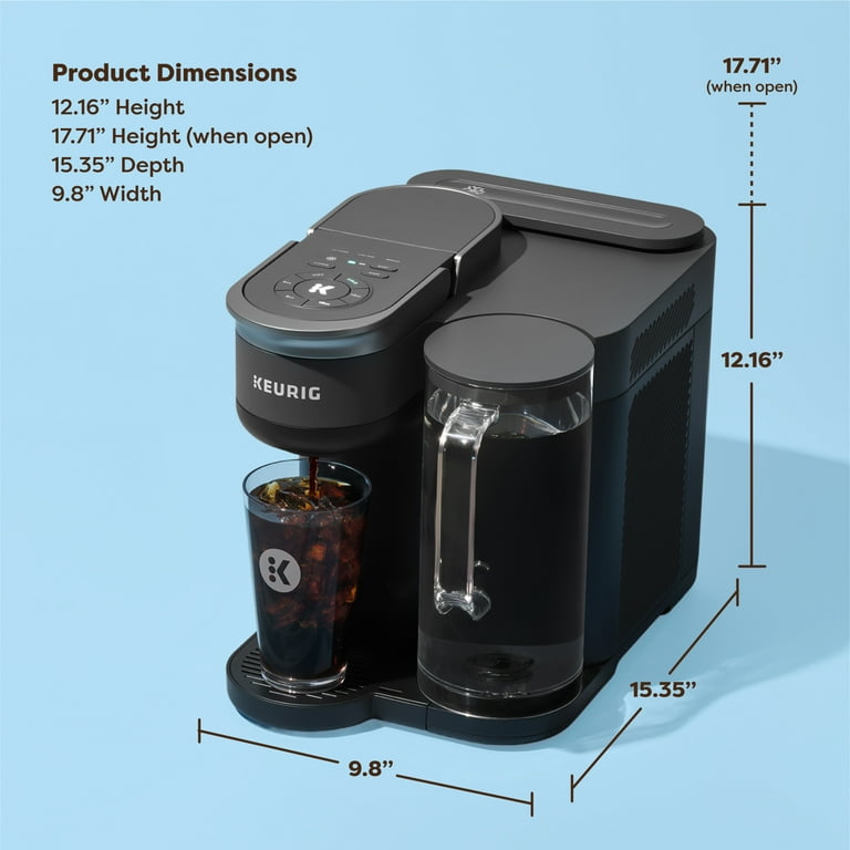 Keurig K-Brew + Chill Iced or Hot Single-Serve K-Cup Coffee Maker Keurig K-Brew + Chill Iced or Hot Single-Serve K-Cup Coffee Maker