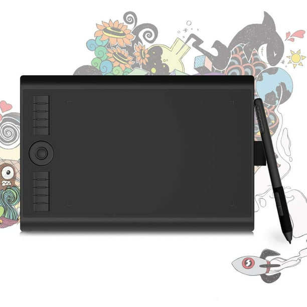 Tableta de dibujo GAOMON M10K PRO Tableta gráfica grande de 25 x 16 cm