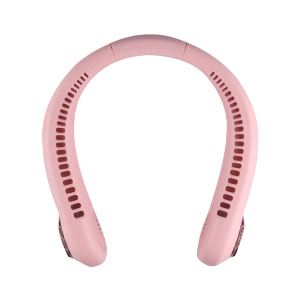 Naiovety Ventilador de cuello colgante ELENXS 4000mAh recarga ventilador de refrigeración portátil USB sin hojas 360 grados ventiladores eléctricos de Electrodomésticos No.02 Naiovety HA007010-02B