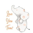 thumbnail image 3 of Diannart 15x18 Black Modern Framed Museum Art Print Titled - Love You Tons, 3 of 5