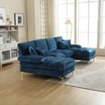thumbnail image 6 of Miekor Furniture Modern Large chenille Fabric U-Shape Sectional Sofa W4US0056, 6 of 9