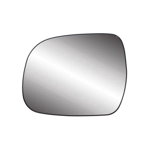 33224 - Fit System Driver Side Heated Mirror Glass w/ backing plate, Toyota Highlander US Built 10-13, 5 15/ 16" x 7 1/ 2" x 8 3/ 8"