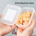 thumbnail image 4 of Toystoory Caja de almacenamiento para refrigerador, latas transparentes para frutas y verduras, cajas de arroz para conservación, albóndigas, Almacenamiento y organización del hogar (8.3*8.3*4.6 cm), 4 of 6