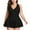 Black, variant on zaveiop Women's Plus Size Tankini Swimsuits Swim Dress Two Piece Bathing Suits V Neck Swimwear with High Waist Boyshorts (Black, 4XL)