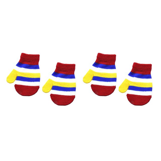 Guardurnaity 1 par de manoplas para niños, cómodas, de invierno, coloridas, para niños pequeños, manoplas para niñas, calentador de manos, Rojo 2piezas