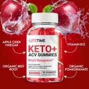 LifeTime Keto ACV Gummies, Apple Cider Vinegar, Max Strength, 2 Month Supply Dietary Supplement, Made in USA