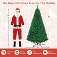 thumbnail image 2 of Gymax 7' Green Holiday Season Artificial PVC Christmas Tree Indoor Outdoor Stand, 2 of 10
