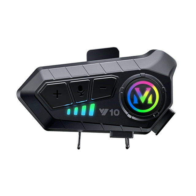 Y10 Motorcycle BT5.3 Intercom Headset Noise Cancellation Compatible with a