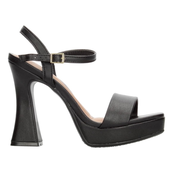 Sandalias Beira Rio Mujer Negro Fiesta Tacón 12.5cm negro 24 MX