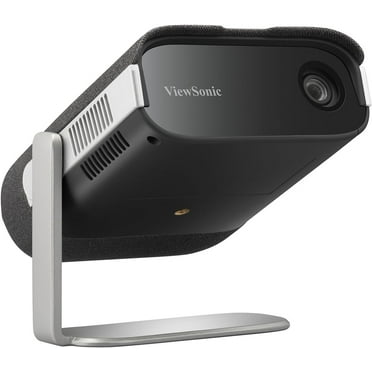 Restored ViewSonic M1X Portable LED Projector with Smart Stand, Harman Kardon Speakers, Built-In Battery, H/V Keystone, 4 Corner Adjustment, Bluetooth, Wi-Fi, USB-C, Powered USB A (Refurbished)