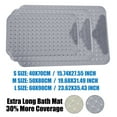 thumbnail image 5 of LELINTA Shower Mat Non Slip Large Bath Mat for Tub and Shower Floor Mat Machine Washable Bathtub Mat with Suction Cups and Drain Holes Shower Mat for Bathtub (3 Size Khaki, Gray), 5 of 8