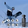 thumbnail image 3 of 1080P WiFi Action Camera with App Control, Mini Clip-On Body Cam for Cycling Vlogging, 16X Zoom Portable Video Recorder Helmet Mount, 3 of 7