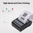 thumbnail image 2 of Portable 80mm Thermal Receipt Printer Bill POS Mobile Printer with Rechargeable Battery Support ESCPOS Compatible with Android iOS Windows for Restaurant Supermarket Kitchen Office Small, 2 of 7
