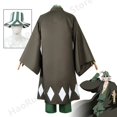 thumbnail image 5 of Disfraz de Anime Bleach Urahara Kisuke Gotei 13, uniforme tipo kimono, capa, pantalones, sombrero, para fiesta de carnaval y Halloween, 5 of 5