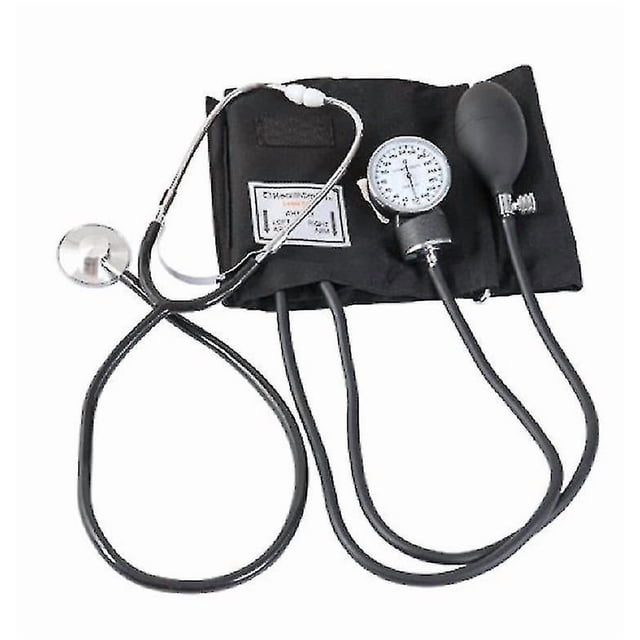 Smart Manual Home Blood Pressure Health Monitor With Standard Cuff And Stethoscope