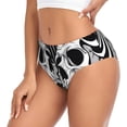 thumbnail image 2 of Balery Psychedelic Skull Illusion Art Ropa Interior de Algodón para Mujer con Dibujo – Braguitas Cómodas y Elásticas, Estilo Clásico-X-Small, 2 of 6