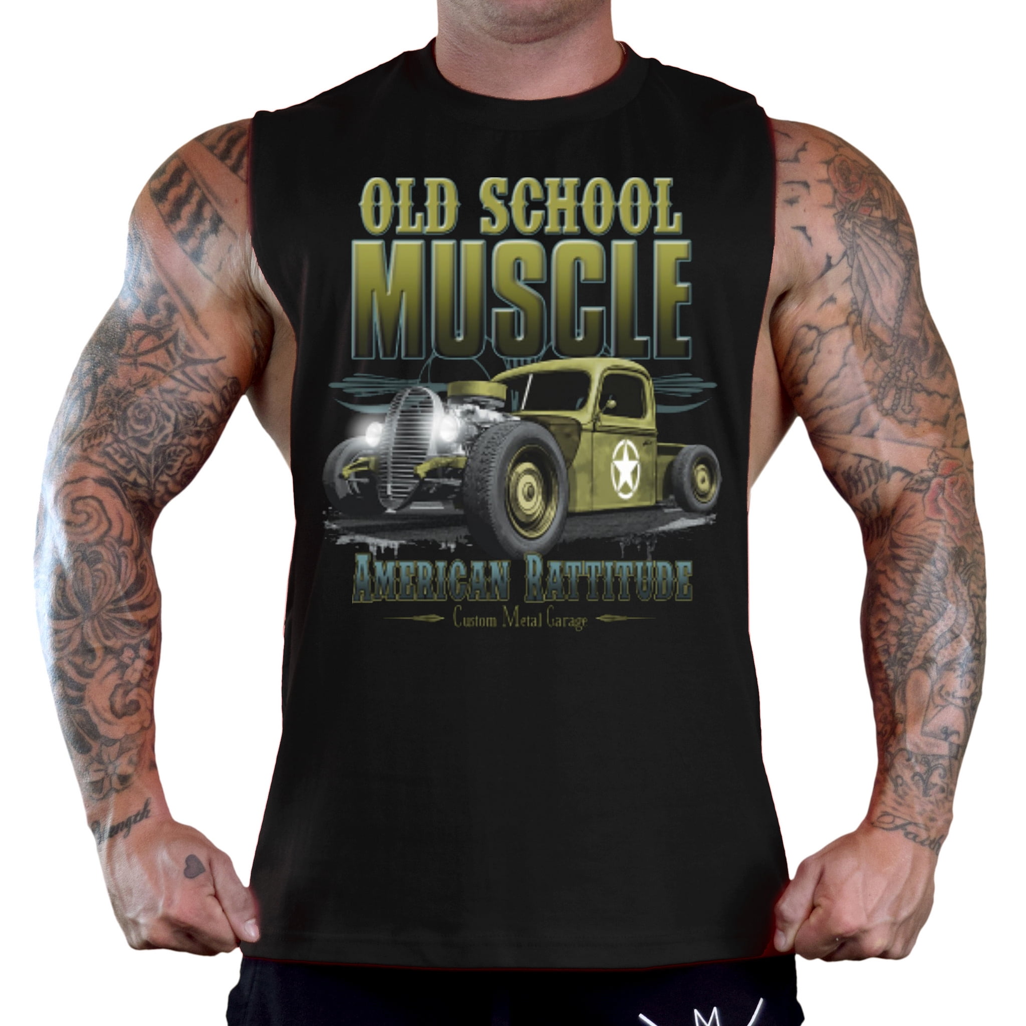 how to cut a tshirt into a muscle tank