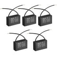 thumbnail image 5 of Uxcell 37x23.5x12.6mm 1.5uF 450V AC 2 Wires CBB61 Ceiling Fan Capacitors 5 Pack, 5 of 5