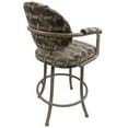 thumbnail image 2 of Tobias Designs 26" Fabric Swivel Counter Stool in Camber Latte and Beige, 2 of 2