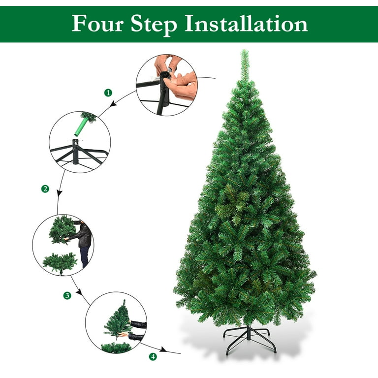Costway 5ft Green Traditional Outdoor XMAS Tree: Artificial Costway 5ft Green Traditional Outdoor XMAS Tree: Artificial