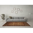 thumbnail image 3 of Ahgly Company Indoor Square Persian Brown Traditional Area Rugs, 4' Square, 3 of 4